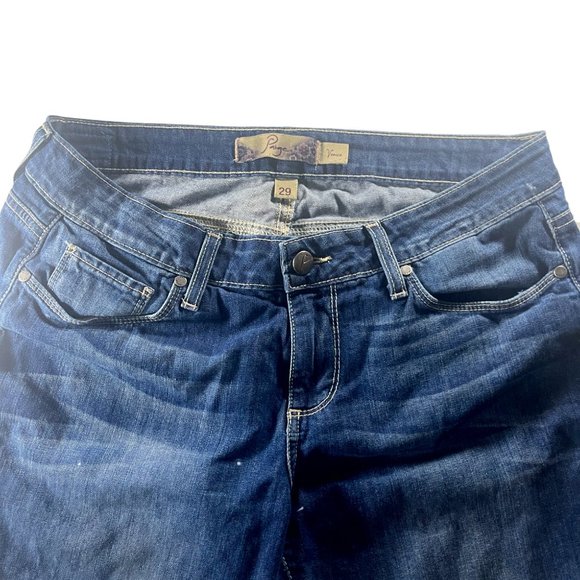 PAIGE | Venice Cropped Boyfriend Blue Jeans | 29 - Picture 2 of 3